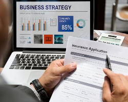 business-man-insurance-application