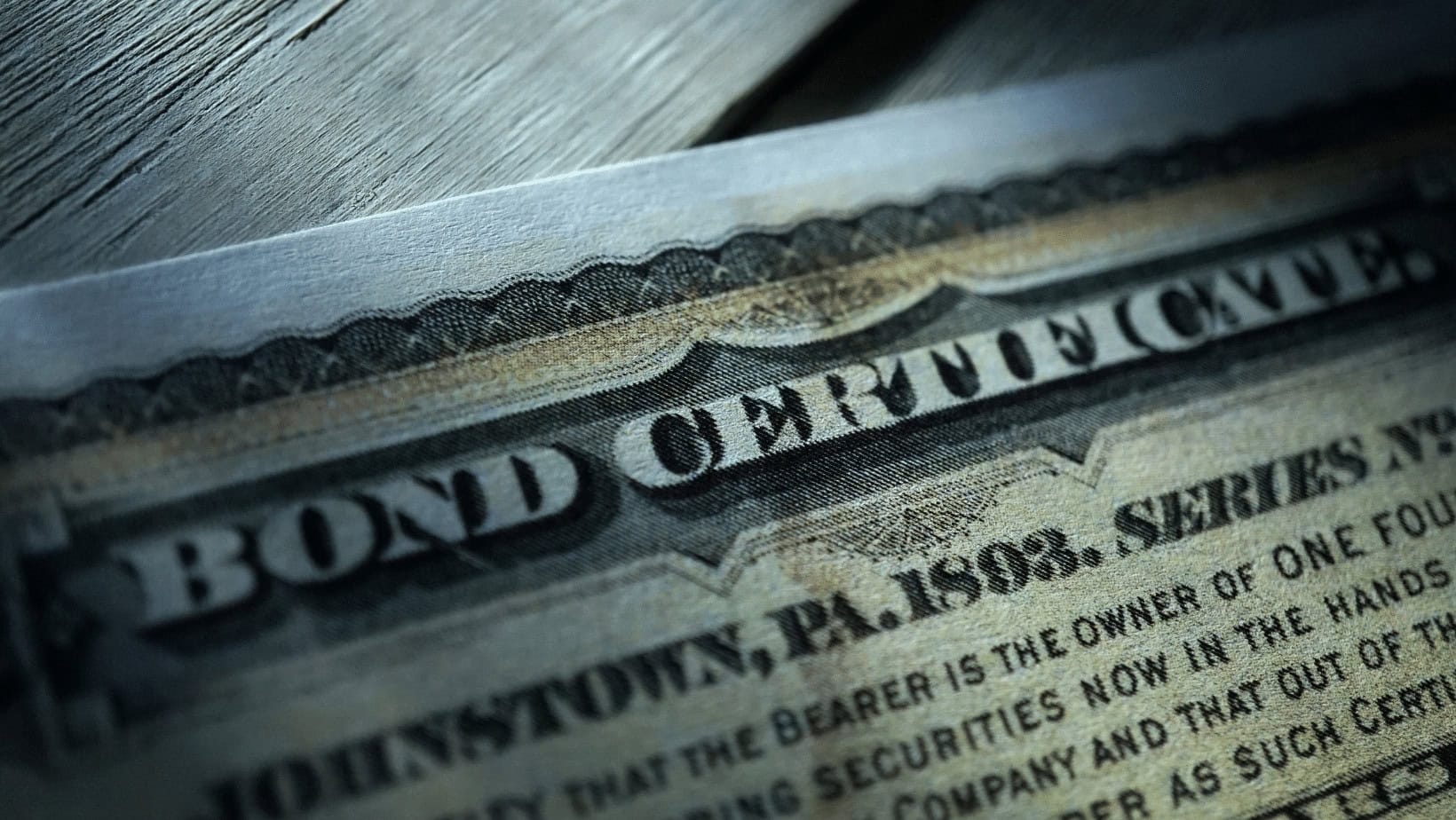 Bond certificate