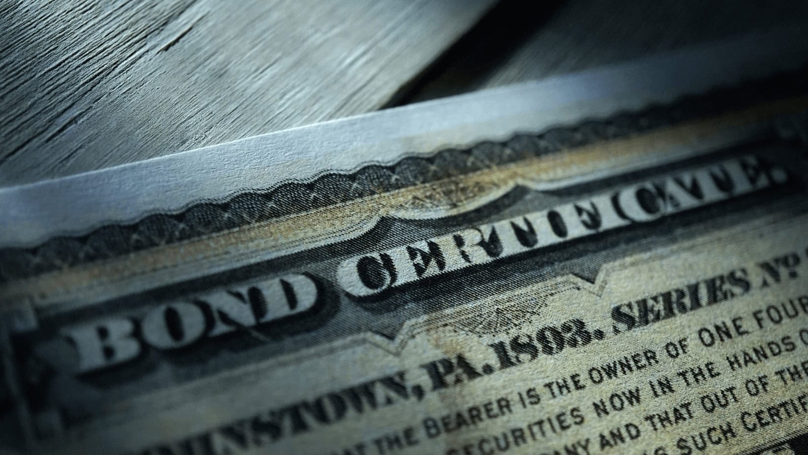 Bond certificate