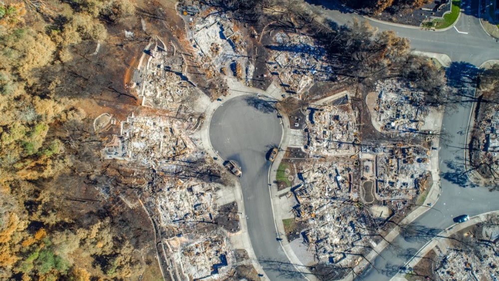 Wildfire damage can devastate homes in high-risk areas. Premier Choice Insurance offers comprehensive homeowners insurance to protect against fire-related losses. Get a free quote today!